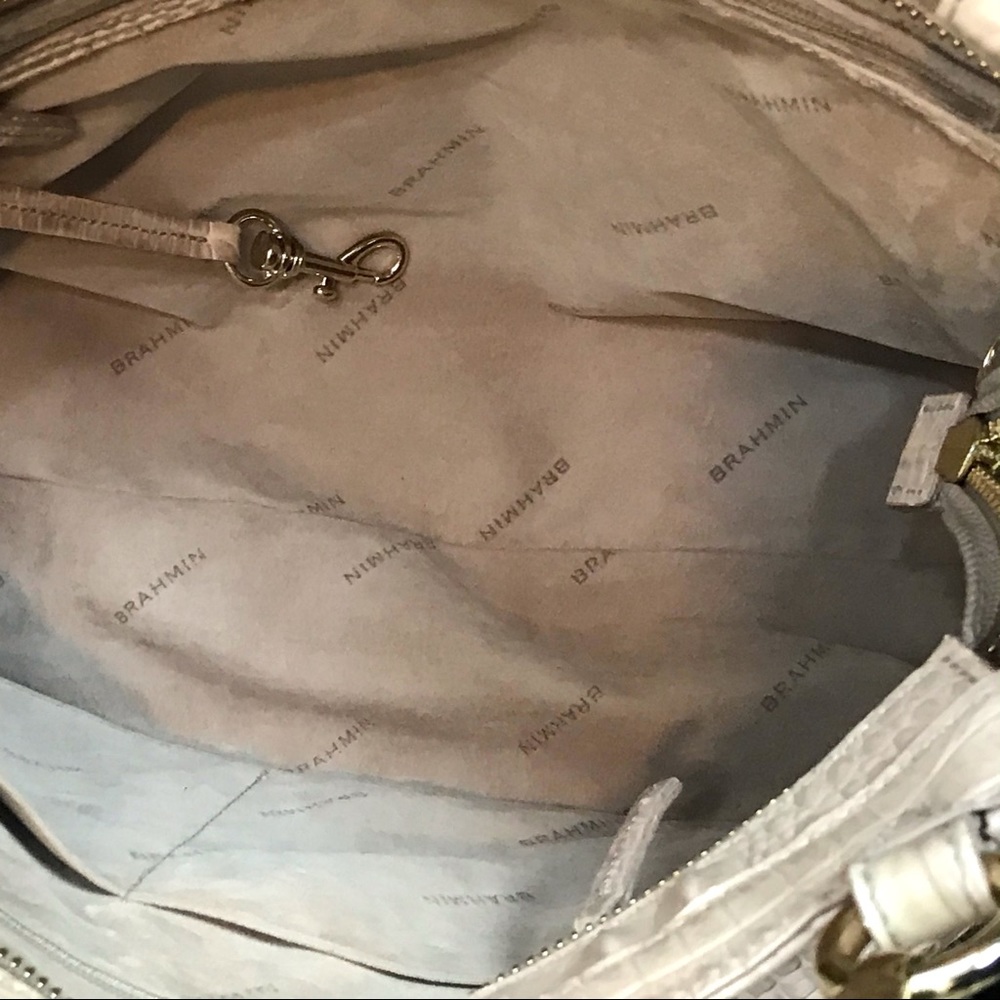 Brahmin Ruby Silk Melbourne Satchel Crossbody Bag - image 7